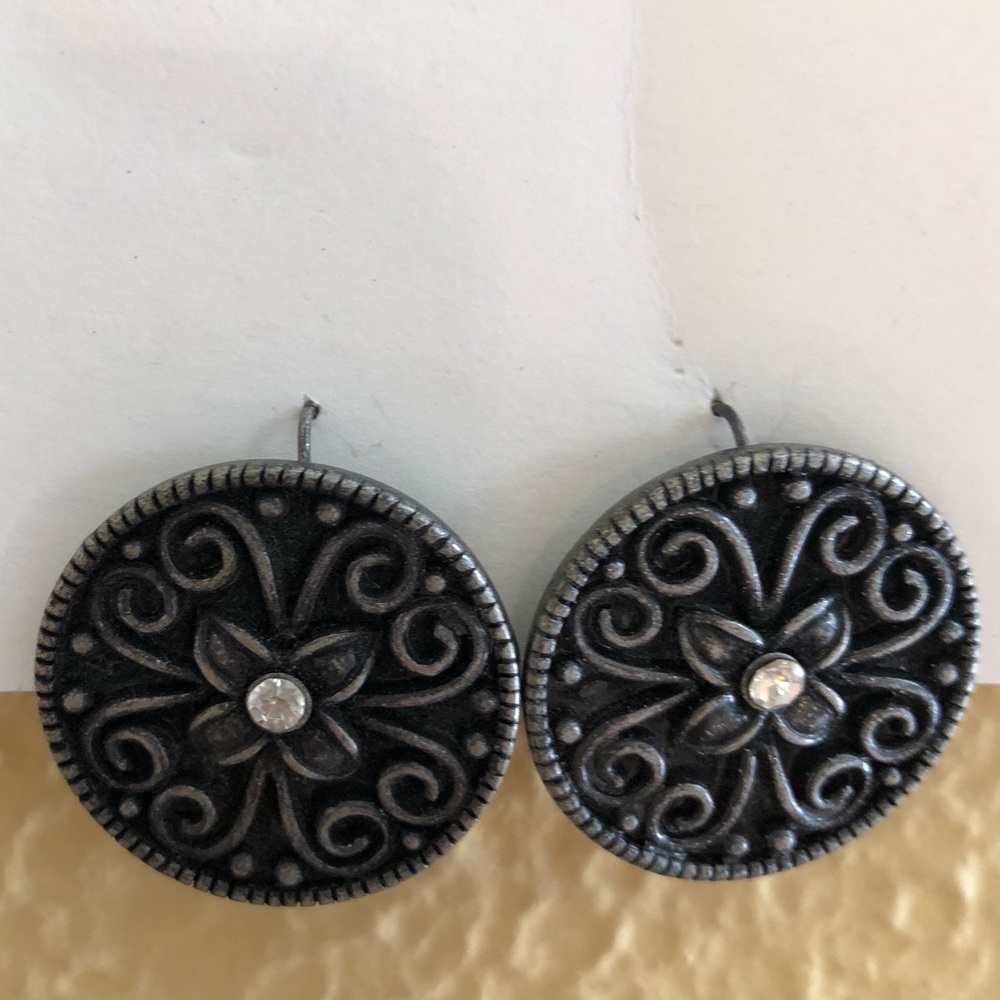 🌞💰Silver earrings with small cubic zirconia